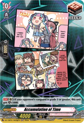 Accumulation of Time (G) (Holo Rare) (DZ-TBP01/H03gEN) [BanG Dream! Girls Band Party!]