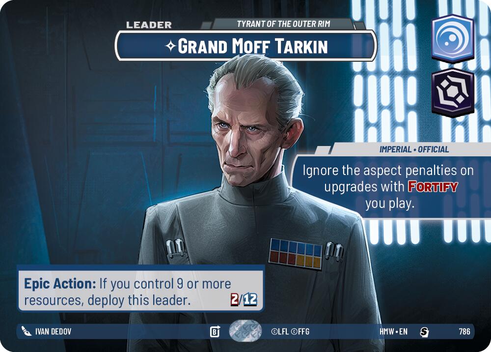 Grand Moff Tarkin - Tyrant of the Outer Rim (786) (Showcase) (786) [Homeworlds]
