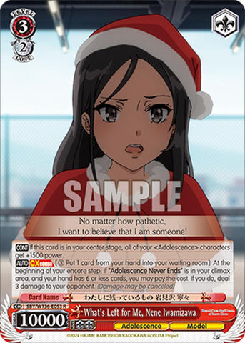 What's Left for Me, Nene Iwamizawa (SBY/W136-E053) [Rascal Does Not Dream of Santa Claus]