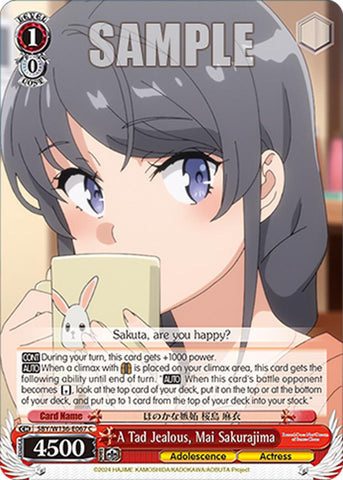 A Tad Jealous, Mai Sakurajima (SBY/W136-E067) [Rascal Does Not Dream of Santa Claus]