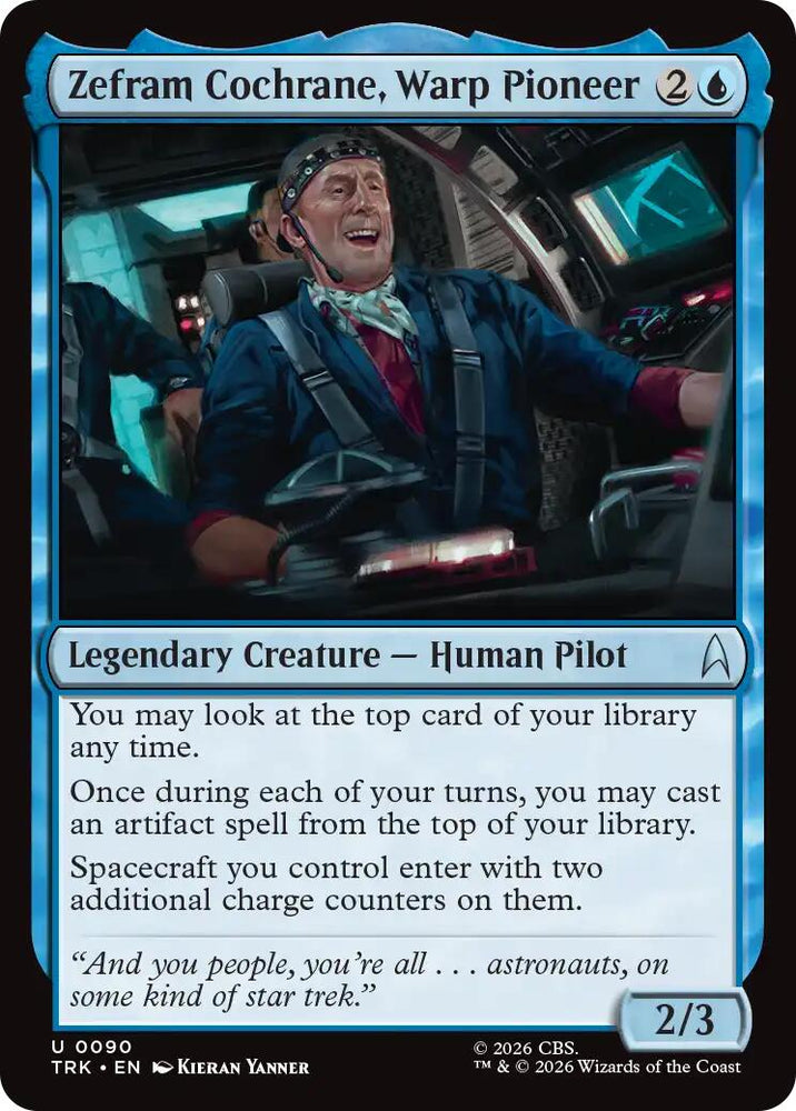 Zephram Cochrane, Warp Pioneer [Star Trek]