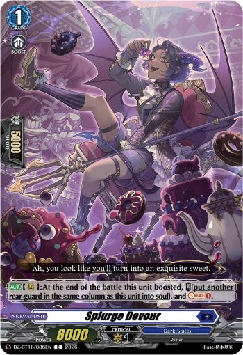 Splurge Devour (DZ-BT16/086EN) [Parallactic Dawn]