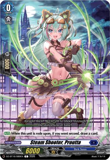 Steam Shooter, Proutta (DZ-BT16/089EN) [Parallactic Dawn]