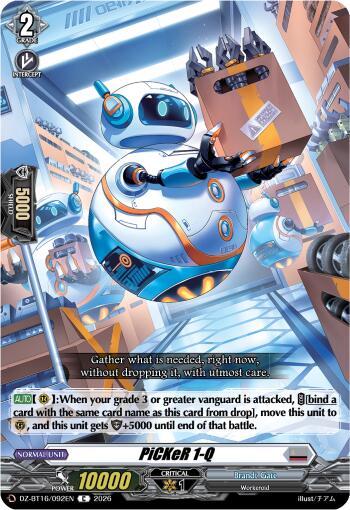 PiCKeR 1-Q (DZ-BT16/092EN) [Parallactic Dawn]