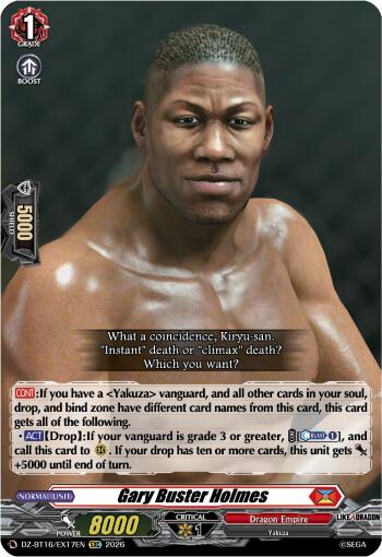 Gary Buster Holmes (DZ-BT16/EX17EN) [Parallactic Dawn]