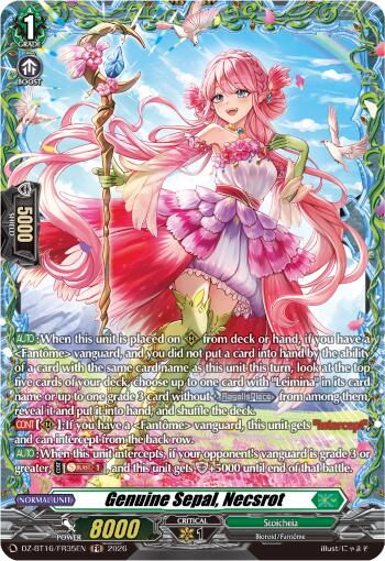 Genuine Sepal, Necsrot (DZ-BT16/FR35EN) [Parallactic Dawn]