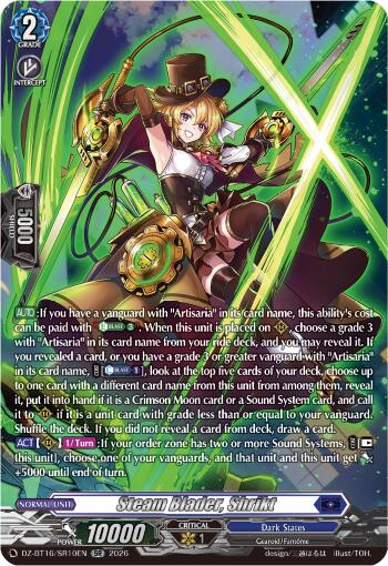 Steam Blader, Shrikt (DZ-BT16/SR10EN) [Parallactic Dawn]