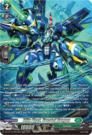 Blitz Fleet, Uvestei Dragon (DZ-BT16/SR33EN) [Parallactic Dawn]