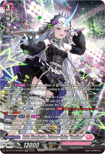 Saint Almajestar, Astroea=Unica "Fantome" (DZ-BT16/SR39EN) [Parallactic Dawn]