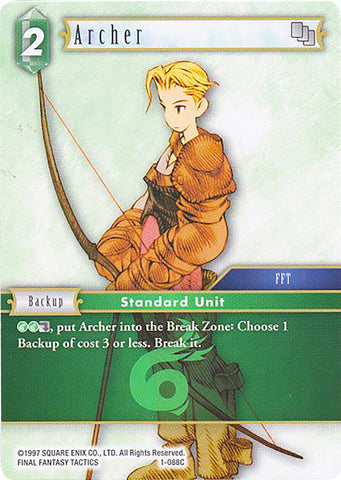 Archer (Male Unit) (Deck Exclusive) [Opus I]