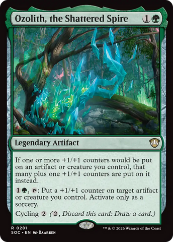 Ozolith, the Shattered Spire [Secrets of Strixhaven Commander]