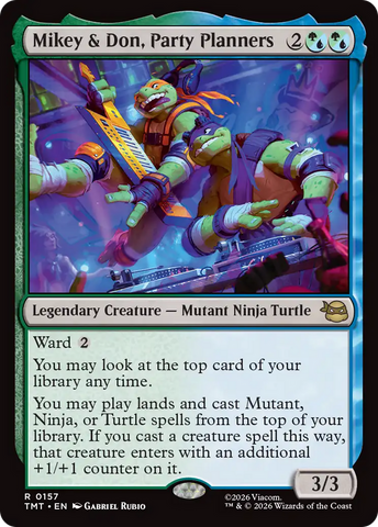 Mikey & Don, Party Planners [Teenage Mutant Ninja Turtles]