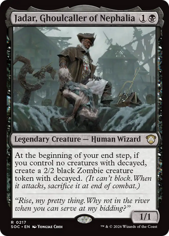 Jadar, Ghoulcaller of Nephalia [Secrets of Strixhaven Commander]