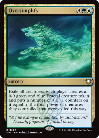 Oversimplify [Secrets of Strixhaven Commander]