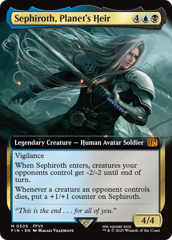 Sephiroth, Planet's Heir (Extended Art) [FINAL FANTASY]