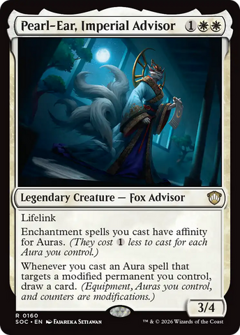 Pearl-Ear, Imperial Advisor [Secrets of Strixhaven Commander]