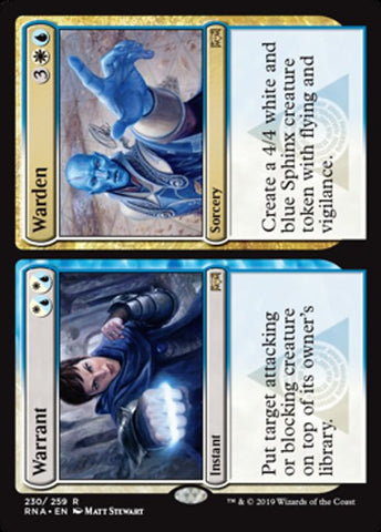 Warrant // Warden [Ravnica Allegiance]