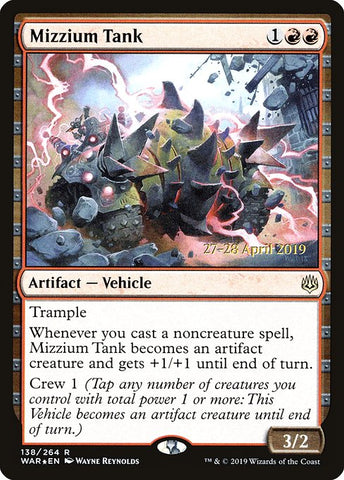 Mizzium Tank [War of the Spark Promos]