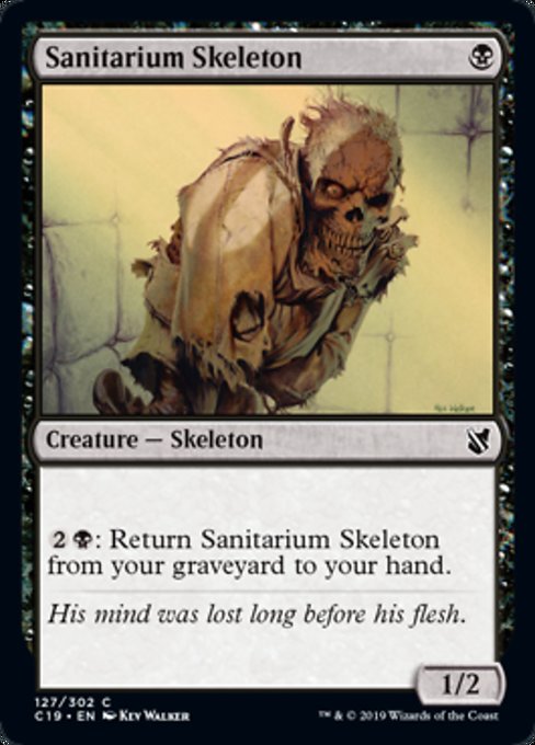 Sanitarium Skeleton [Commander 2019]
