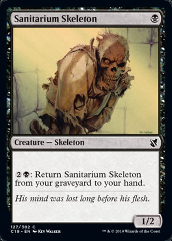 Sanitarium Skeleton [Commander 2019]