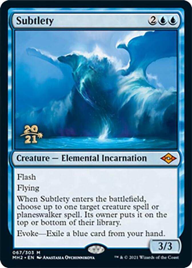 Subtlety (Prerelease) [Modern Horizons 2 Prerelease Promos]