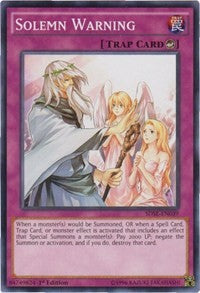 Solemn Warning [Structure Deck: Synchron Extreme]