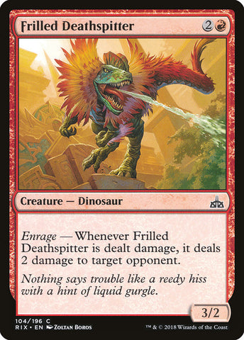 Frilled Deathspitter [Rivals of Ixalan]