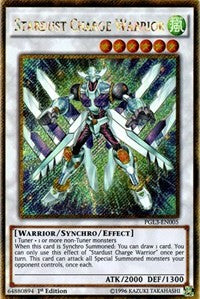Stardust Charge Warrior [Premium Gold: Infinite Gold]