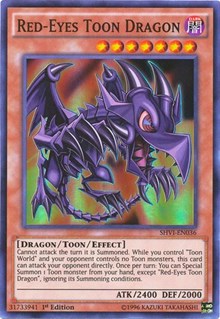 Red-Eyes Toon Dragon [Shining Victories]