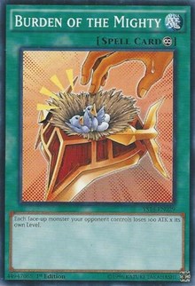 Burden of the Mighty [Starter Deck: Yuya]