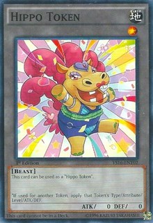 Hippo Token (Yellow) [Starter Deck: Yuya]