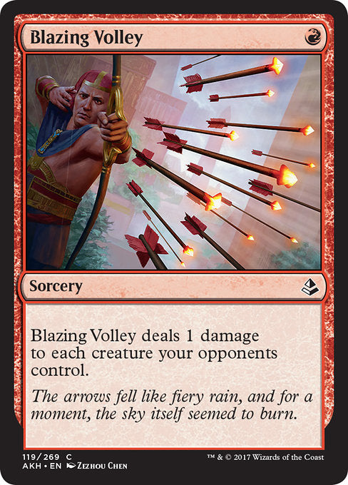 Blazing Volley [Amonkhet]