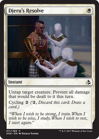 Djeru's Resolve [Amonkhet]