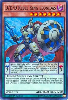 D/D/D Rebel King Leonidas [2016 Mega-Tins Mega Pack]