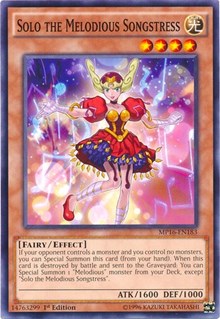 Solo the Melodious Songstress [2016 Mega-Tins Mega Pack]