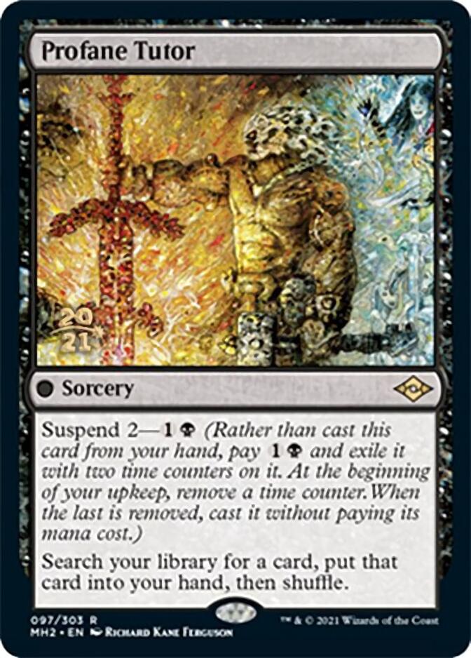 Profane Tutor (Prerelease) [Modern Horizons 2 Prerelease Promos]