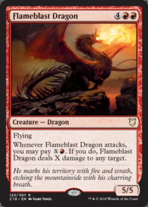 Flameblast Dragon [Commander 2018]