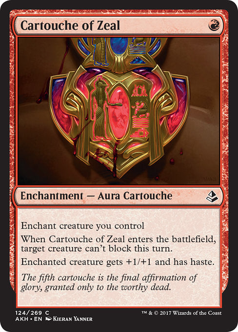 Cartouche of Zeal [Amonkhet]