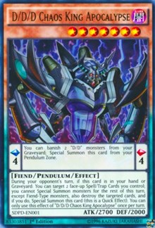 D/D/D Chaos King Apocalypse [Structure Deck: Pendulum Domination]