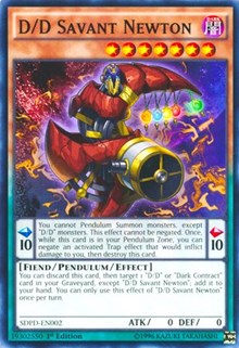 D/D Savant Newton [Structure Deck: Pendulum Domination]