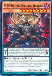 D/D/D Oblivion King Abyss Ragnarok [Structure Deck: Pendulum Domination]