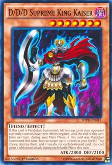 D/D/D Supreme King Kaiser [Structure Deck: Pendulum Domination]