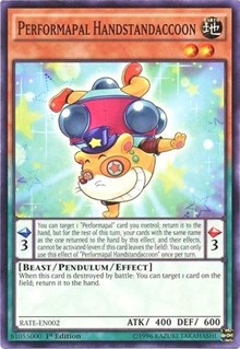 Performapal Handstandaccoon [Raging Tempest]