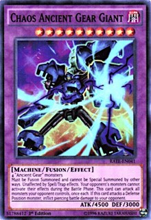 Chaos Ancient Gear Giant [Raging Tempest]