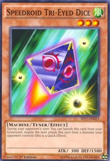 Speedroid Tri-Eyed Dice (Starfoil) [Star Pack - Battle Royal]