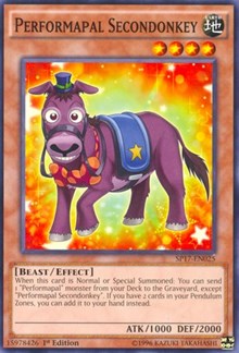 Performapal Secondonkey (Starfoil) [Star Pack - Battle Royal]
