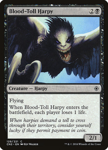 Blood-Toll Harpy [Conspiracy: Take the Crown]