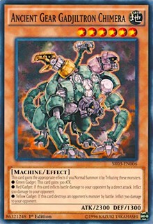 Ancient Gear Gadjiltron Chimera [Structure Deck: Machine Reactor]