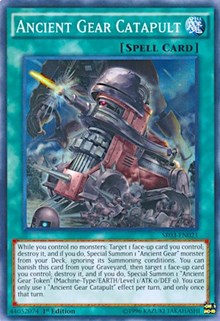Ancient Gear Catapult [Structure Deck: Machine Reactor]