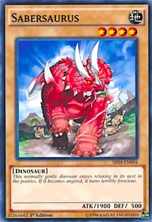 Sabersaurus [Structure Deck: Dinosmasher's Fury]